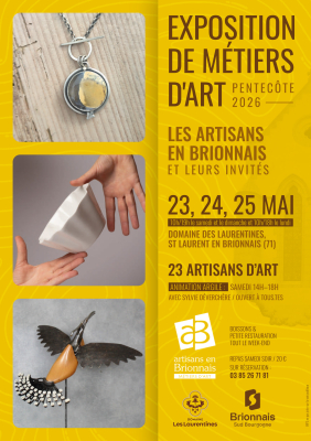 Exposition de Métiers d'Art en Brionnais Pentecôte 2026