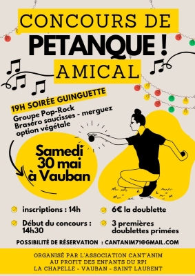 concours de pétanque amical