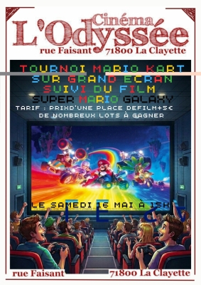 Tournoi MARIO KART sur GRAND ECRAN
