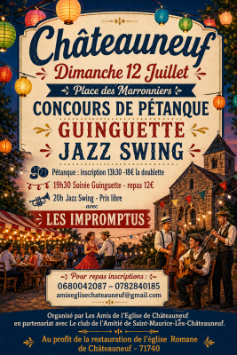 Concours de pétanque et guinguette