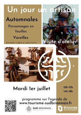 Un Jour, Un Artisan : Martine Taupin, Personnages en Feuilles