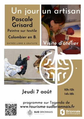 Un Jour, Un Artisan : Pascale Grisard, Peinture sur tissus