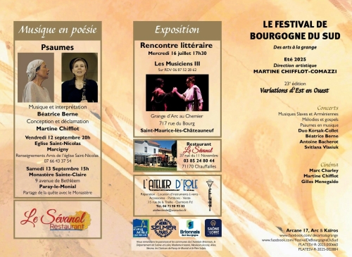 Festival de Bourgogne du Sud : Exposition "Les Musiciens III"