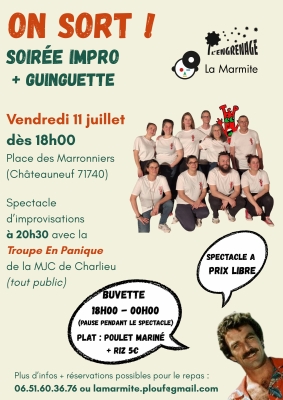 On sort ! Spectacle d'impro + Guinguette