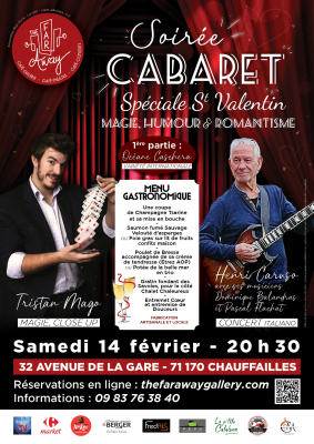 Soirée Cabaret - Spéciale Saint Valentin : Tristan Mago + Caruso & Friends