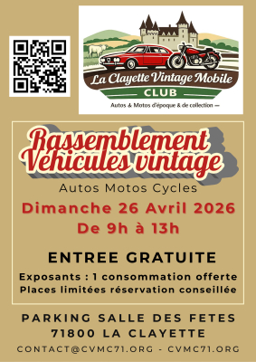 Rassemblement Exposition de véhicules d'époque et de collection