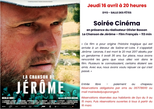 Soirée Cinéma en présence du réalisateur