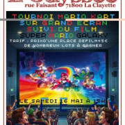 Tournoi MARIO KART sur GRAND ECRAN