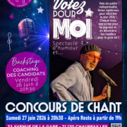 Concours de chant Votez pour moi ! & Humoriste Gilles Tremblay