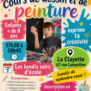 Cours de dessin et peinture enfant