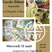 Un Jour, Un Artisan : Carole Giboni : Aquarelles