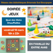 Soirée jeux à la médiathèque