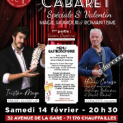 Soirée Cabaret - Spéciale Saint Valentin : Tristan Mago + Caruso & Friends