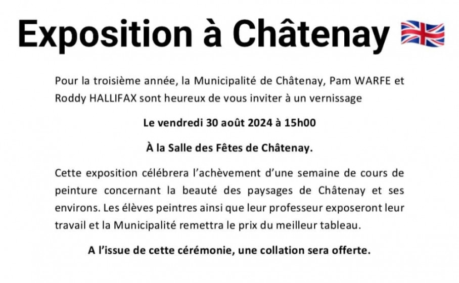 Exposition à Châtenay 