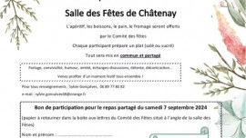 Le repas partagé des Châtenoyons 